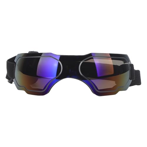 Domary Hundebrillen Windschutz UV -Schutz Sonnenbrille für Mittelgroße Hunde Im Freien Im Freien (Blau) von Domary
