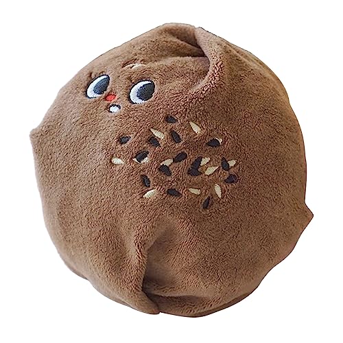 Pet Dogs Puppy Cloth Squeaky Teeth Chew Sesam Bun Soft Cute Play Toy Dogs Hide Molar Puzzle Accessories Interactive Dogs Toy Interactive Dogs Toy For Aggressive Chewers Interactive Dogs von Domasvmd