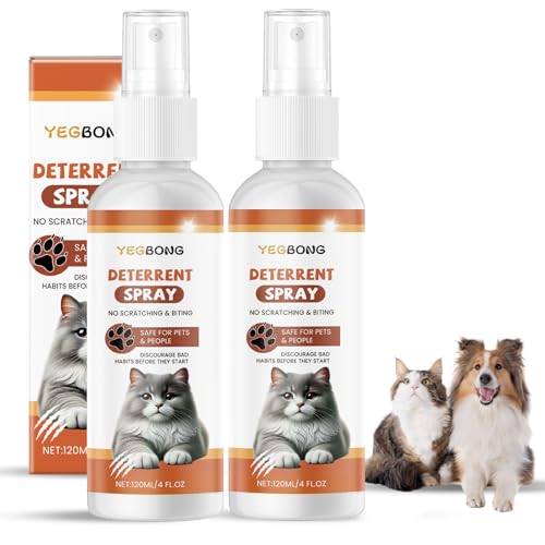 Domigard Katzenspray zum Kratzen,Kratzschutz Katze Hund Katzenschreck vertreiben 120ml, Anti Kratz Spray, Indoor & Outdoor Natürlich Effektiv Fernhaltespray Katzen (2) von Domigard