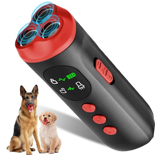 Domigard Tragbares Ultraschall Anti-Bell-Gerät für Hunde - 4-in-1 Handgerät mit LCD zum Bellen Stoppen, 2500mAh USB-C, Sicher Effektiv für Kleine Mittelgroße Hunde Domigard Tragbares Ultraschall Anti-Bell-Gerät für Hunde - 4-in-1 Handgerät mit LCD zum Bellen Stoppen, 2500mAh USB-C, Sicher Effektiv für Kleine Mittelgroße Hunde von Domigard