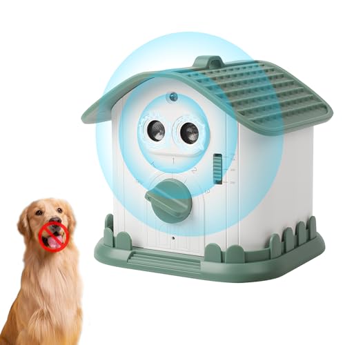 Domigard Ultraschall Antibell für Hunde,Anti Bell Gerät für Kleine Mittel Große Hunde, Wiederaufladbar mit 3 Frequenzstufen, Wasserdicht & Wetterfest für Indoor & Outdoor - Stoppt übermäßiges Bellen von Domigard
