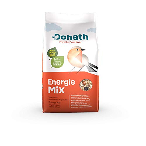 Donath Energie Mix - reich an hochwertigem Insektenfett - die ausgewogene Mischung - wertvolles Ganzjahres Wildvogelfutter - aus unserer Manufaktur in Süddeutschland - 2 Kg von Donath Fly wild. Feed love.