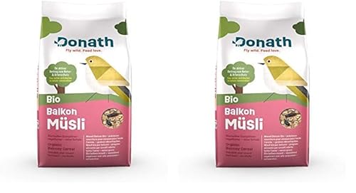 Donath Bio Balkon Müsli -schalenfrei für einen sauberen Balkon - die feine Bio Mischung mit energiereichen Erdnüssen - Ganzjahres Wildvogelfutter - aus unserer Manufaktur in Süddeutschland - 2Kg Donath Bio Balkon Müsli -schalenfrei für einen sauberen Balkon - die feine Bio Mischung mit energiereichen Erdnüssen - Ganzjahres Wildvogelfutter - aus unserer Manufaktur in Süddeutschland - 2Kg von Donath