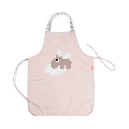 Done by Deer – wasserdichte Kinderschürze – 48x38 cm – Lätzchen, bemalen, Baby – Lässig, frottee – Puderfarbe von Done by Deer
