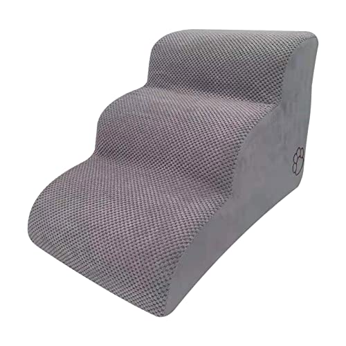 Haustiertreppe für kleine Hunde - Hundetreppe für Hochbett Sofa - 3 Stufen Hunderampe für Kleine Große Hunde und Katzen - Tragbar Waschbar Abnehmbar Rutschfeste Leiter Teppich Treppe Sofa Bett für Haustiertreppe für kleine Hunde - Hundetreppe für Hochbett Sofa - 3 Stufen Hunderampe für Kleine Große Hunde und Katzen - Tragbar Waschbar Abnehmbar Rutschfeste Leiter Teppich Treppe Sofa Bett für von Dongzhi