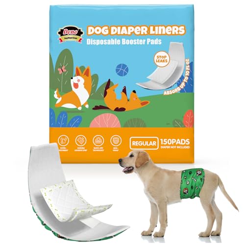 Dono Hundewindeln für Rüden und Hündinnen, Hundewindeleinlagen Ultra-absorbierend, 150 Stück Dono Hundewindeln für Rüden und Hündinnen, Hundewindeleinlagen Ultra-absorbierend, 150 Stück von Dono