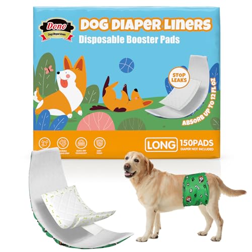 Dono Hundewindeln für Rüden und Hündinnen, Hundewindeleinlagen Ultra-absorbierend, 150 Stück Dono Hundewindeln für Rüden und Hündinnen, Hundewindeleinlagen Ultra-absorbierend, 150 Stück von Dono
