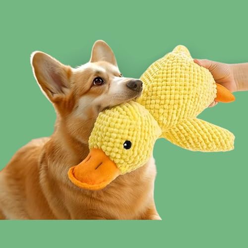 Donubiiu CuddleDuck - Die Kuschelente gegen Stress, Anti-Stress-Ente,Anti Stress Ente Hund, Antistressente für Hunde,Gelb Quietschspielzeug Interaktives Spielzeug für Hunde Donubiiu CuddleDuck - Die Kuschelente gegen Stress, Anti-Stress-Ente,Anti Stress Ente Hund, Antistressente für Hunde,Gelb Quietschspielzeug Interaktives Spielzeug für Hunde von Donubiiu