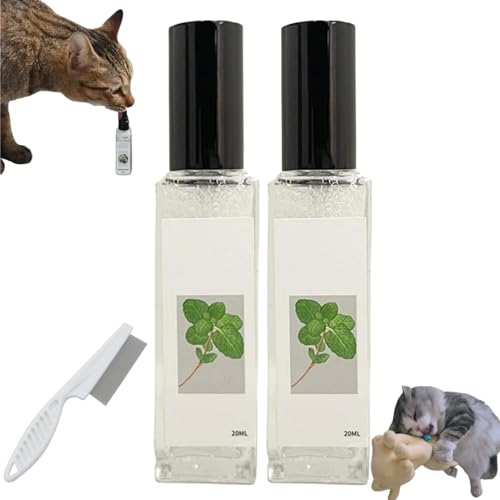 Donubiiu Herbal Cat Joy, Pets Catnip Spray, Celery Pets Herbal Cat Joy, Herbal Cat Joy Spray, Cat Training Spray with Catnip (2PCS) von Donubiiu