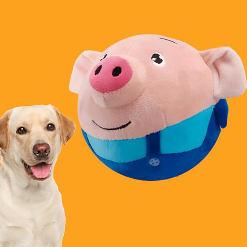 Donubiiu Magie Schweinchen, Interaktives Hundespielzeug,Hundespielzeug Beweglich, Bewegender Ball Hund,Ball Magischen Schweinchen (1 Stück) von Donubiiu