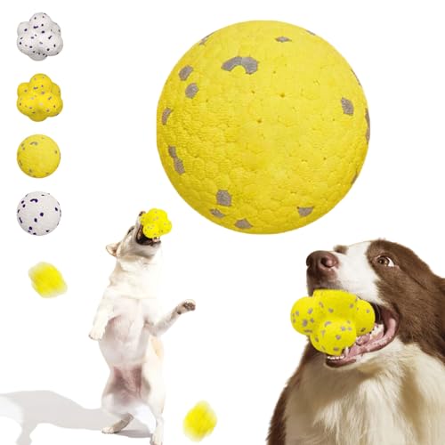 Donubiiu Pfotenstern Kauzauber Ball für Hunde - Unzerstörbares Hundespielzeug für Große, Mittelgroße, Kleine Hunde (1 PCS-C) von Donubiiu