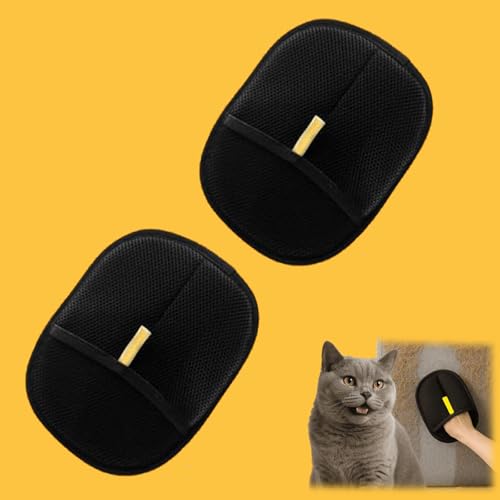 Donubiiu Wagwise Fellmagnet - Tierhaarentferner für Hunde, Wagwise Handschuhe, Tierhaarentferner Handschuh, Katzen Handschuhe Fellpflege (2 PCS) von Donubiiu