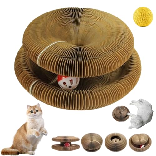 KatzenWirbel,Kratzkokon,2025 KatzenwirbelKatzenliebling, Katzen Wirbel Spielzeug, Das Brandneue Faltbare Interaktive Katzenspielzeug Ist EIN Katzenkratzbrett Für Den Innen- Und Außenbereich (1PC) von Donubiiu