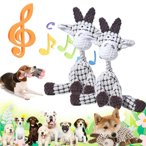 Vianys Bite Buddy, Vianys Bitebuddy, Bite Buddy Chew Toy for Dogs, Shirem Bite Buddy, Indestructible Dog Toy with Squeak, Cute Soft Resistant Dog Toys for Aggressive Chewers (2* White) von Donubiiu