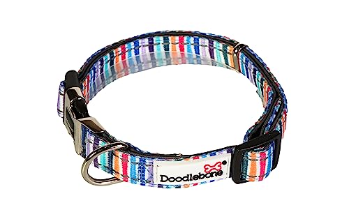 Doodlebone Gepolstertes Hundehalsband (3-6, Streifen) von Doodlebone