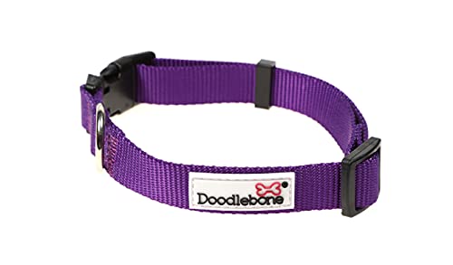 Doodlebone Originals Hundehalsband, Gr. 39-46, Violett von Doodlebone