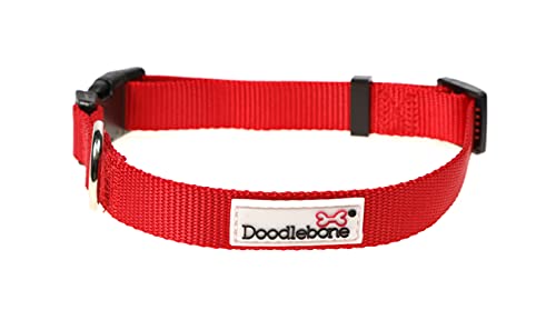 Doodlebone Originals Hundehalsband (Rubinrot, 1-2) von Doodlebone