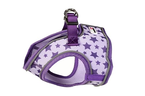 Doodlebone Snappy Hundegeschirr, Violette Sterne, 6 von Doodlebone