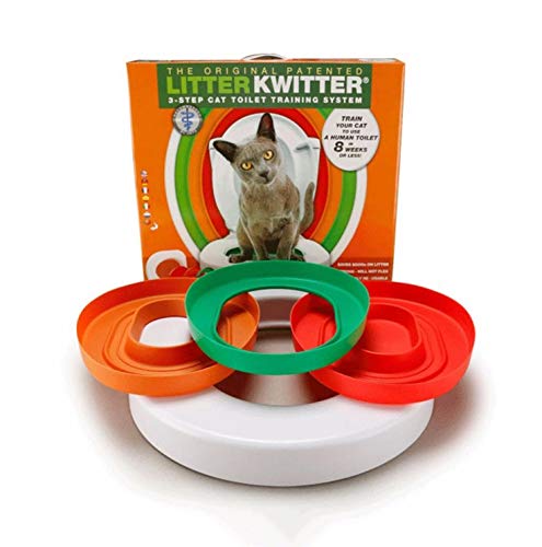 LITTER KWITTER Doogie Stuff LK1 3-Schritt Katzen Toiletten Trainingssystem von Doogie Stuff Ltd