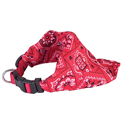 Bandana-Halskette, Rot, 20 mm x 41-67 cm von Doogy