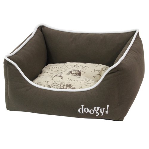 Doogy Ouatine Frenchie Sofa für Hunde, 45 x 40 x 19 cm, Größe S von Doogy