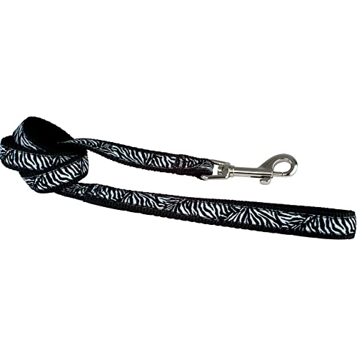 Doogy Hundeleine, Zebra, Nylon, 1,20 m x 10 mm, Weiß Doogy Hundeleine, Zebra, Nylon, 1,20 m x 10 mm, Weiß von Doogy