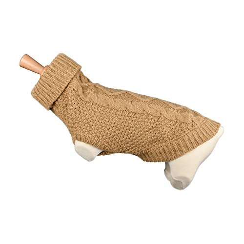 Doogy Hundepullover, gedreht, Beige von Doogy