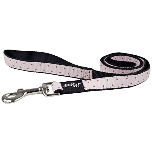 Doogy Relax-Leine, gepunktet, 1,2 m x 16 mm, Rosa Doogy Relax-Leine, gepunktet, 1,2 m x 16 mm, Rosa von Doogy