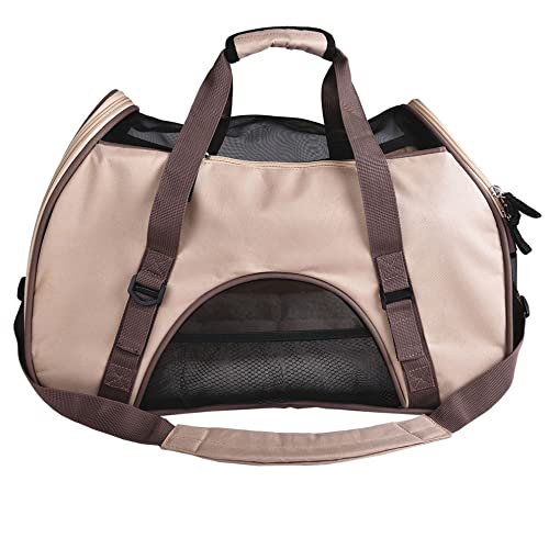 Doogy Tasche für Hunde, halbstarr, Größe M, Beige von Doogy