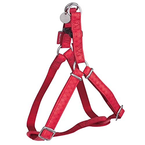 Doogy mc Lederband Geschirr 10 mm Rot von Doogy