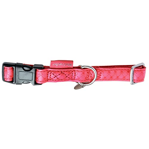 MC Leather Doogy Halsband, verstellbar, 15 mm, Rot MC Leather Doogy Halsband, verstellbar, 15 mm, Rot von Doogy