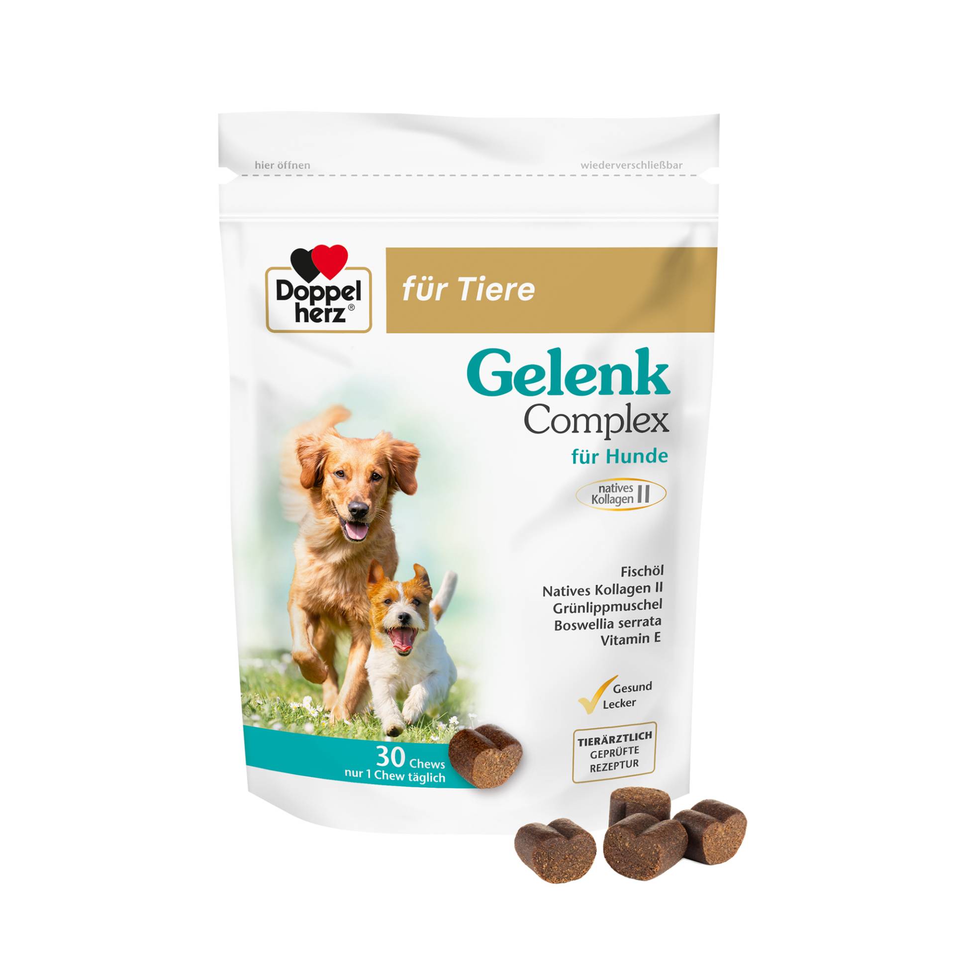 Doppelherz Gelenk Complex für Hunde - 30 Chews von Doppelherz