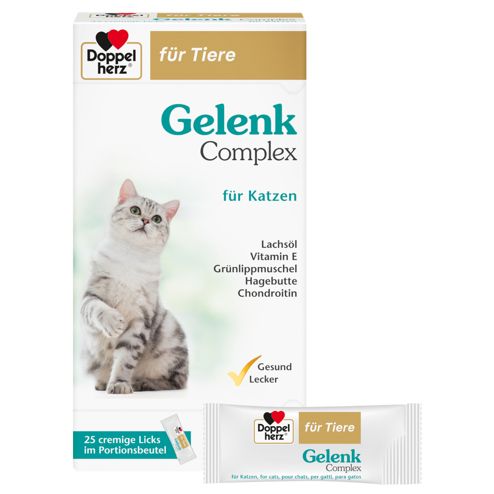 Doppelherz Gelenk Complex für Katzen - 25 x 10 g von Doppelherz