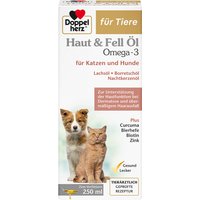 Doppelherz Haut & Fell Öl für Katzen und Hunde - 2 x 250 ml von Doppelherz
