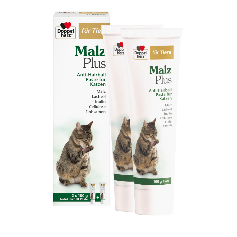 Doppelherz Malz Plus Anti-Hairball Paste für Katzen - 100 g von Doppelherz