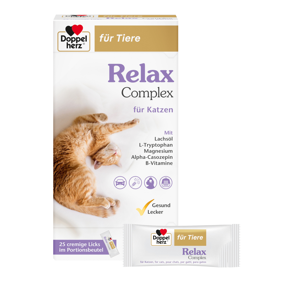 Doppelherz Relax Complex für Katzen - 25 x 10 g Doppelherz Relax Complex für Katzen - 25 x 10 g von Doppelherz