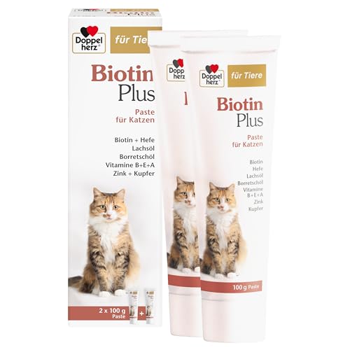 Doppelherz für Tiere Biotin Plus für Katzen - Für Katzen, die Sich in ihrer Haut und ihrem Fell wohlfühlen - Spurenelemente und Vitamine - 200 g Paste Doppelherz für Tiere Biotin Plus für Katzen - Für Katzen, die Sich in ihrer Haut und ihrem Fell wohlfühlen - Spurenelemente und Vitamine - 200 g Paste von Doppelherz