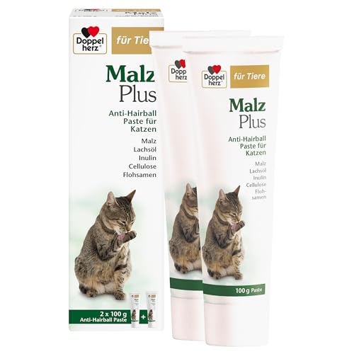 Doppelherz für Tiere Malz Plus Anti-Hairball Paste für Katzen - mit Malz, Lachsöl, Inulin, Cellulose und Flohsamen- 200 g Paste Doppelherz für Tiere Malz Plus Anti-Hairball Paste für Katzen - mit Malz, Lachsöl, Inulin, Cellulose und Flohsamen- 200 g Paste von Doppelherz