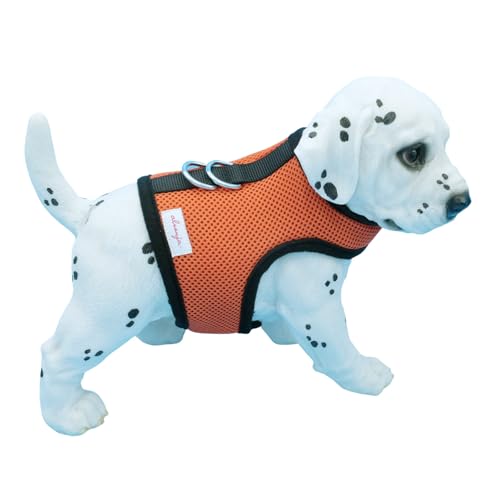 Hundegeschirr kleine, mittlere, große Hunde Welpen Mesh orange Hundegeschirr kleine, mittlere, große Hunde Welpen Mesh orange von Doppelmoppel