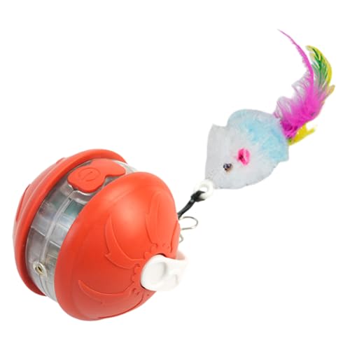 Dopsyesn Beweglicher Ball Für Katzen | Intelligente Spielbälle Automatische Kätzchen Spielzeuge - Leises Und Sicheres Haustierspielzeug Für Wohnzimmer Park Zuhause Garten Balkon Und Spielzeit von Dopsyesn