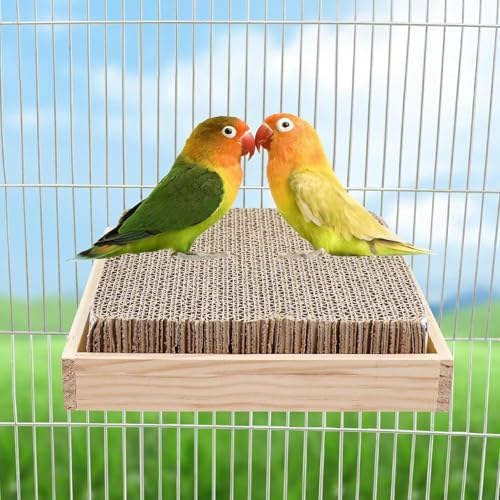 Dopsyesn Vogel Sitzstangen Für Käfig - Zerbeiß Karton Spielzeug - Zerlegen Sitzstange Für Klein Vögel Nymphensittiche Sittiche Kanarienvögel von Dopsyesn