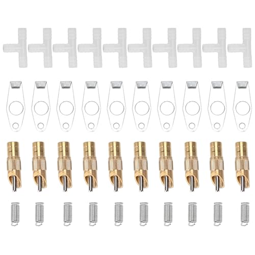 10er-Set Kaninchen-Wasserspender-Nippel, robuster Kupfer-Mehrzweck-Automatik-Kaninchen-Futternippel für Häschen, Meerschweinchen, Frettchen, Tränke, automatischer -Futterspende 10er-Set Kaninchen-Wasserspender-Nippel, robuster Kupfer-Mehrzweck-Automatik-Kaninchen-Futternippel für Häschen, Meerschweinchen, Frettchen, Tränke, automatischer -Futterspende von Dorccsi