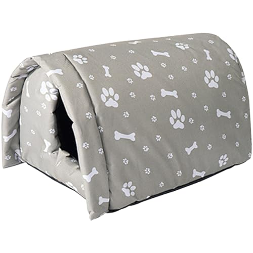 Outdoor Cat House wasserdichte Winddicht 15x14.2x3,9 Zoll Außenkatze Schutz warm kaltes Hundehaus Outdoor Hundehaus Hundehaus Outdoor Katzenhaus wasserdicht für Winter Haustier Vorräte von Dorccsi