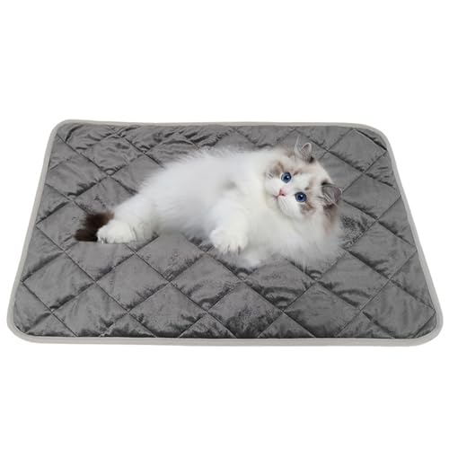 Selbstheizende Katzenunterlage, Selbstwärmendes Hundebett, Selbstwärmende Haustiermatte, 40,6 X 50,8 Cm, Rutschfest, Extra Warm, Thermo-katzenwärmeunterlage, Weiche Haustierbettunterlage, Reflektiert von Dorccsi