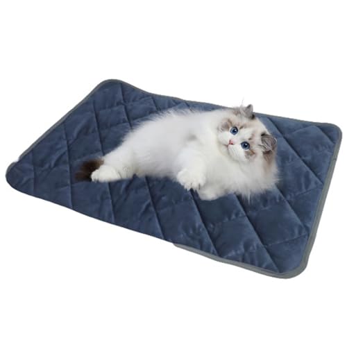 Selbstheizende Katzenunterlage, Selbstwärmendes Hundebett, Selbstwärmende Haustiermatte, 40,6 X 50,8 Cm, Rutschfest, Extra Warm, Thermo-katzenwärmeunterlage, Weiche Haustierbettunterlage, Reflektiert von Dorccsi