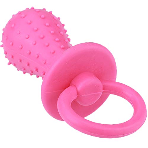 Dorime 1pc Pet Spielzeug Hund Welpen kauen Spielzeug mit 1 Gummi Schnullern zufällige Farbe Dorime 1pc Pet Spielzeug Hund Welpen kauen Spielzeug mit 1 Gummi Schnullern zufällige Farbe von Dorime