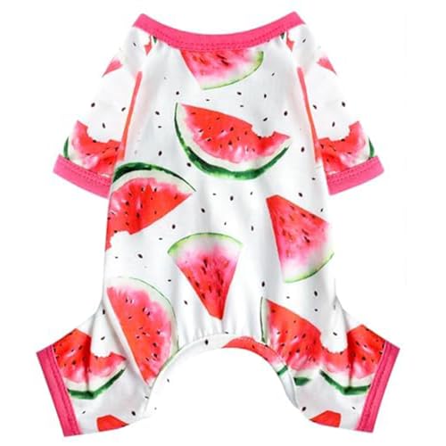 Dosuyi Hunde-Pyjama, Haustierkleidung für kleine Hunde, Mädchen, Jungen, weich, dehnbar, Frühling, Sommer, Welpen, Katze, Schlafanzug, Jammies, Outfit, männlich und weiblich von Dosuyi