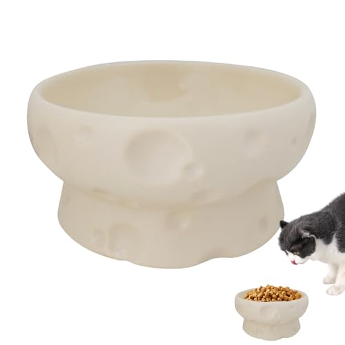 Dottduya Erhöhte Katzennäpfe aus Keramik,Erhöhte Katzennäpfe aus Keramik | Futternapf für Katzen, süßer Käse-Stil - Erhöhte Katzennäpfe, erhöhter Futternapf für Katzen, spülmaschinenfest, reduzieren Dottduya Erhöhte Katzennäpfe aus Keramik,Erhöhte Katzennäpfe aus Keramik | Futternapf für Katzen, süßer Käse-Stil - Erhöhte Katzennäpfe, erhöhter Futternapf für Katzen, spülmaschinenfest, reduzieren von Dottduya