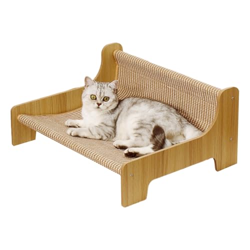 Dottduya Katzenkratzsofa, Kratz Lounge Für Katzen, Interaktives Sisal Katzenspielzeug Mit Möbelschutz Für Wohnung Balkon Terrasse Dottduya Katzenkratzsofa, Kratz Lounge Für Katzen, Interaktives Sisal Katzenspielzeug Mit Möbelschutz Für Wohnung Balkon Terrasse von Dottduya