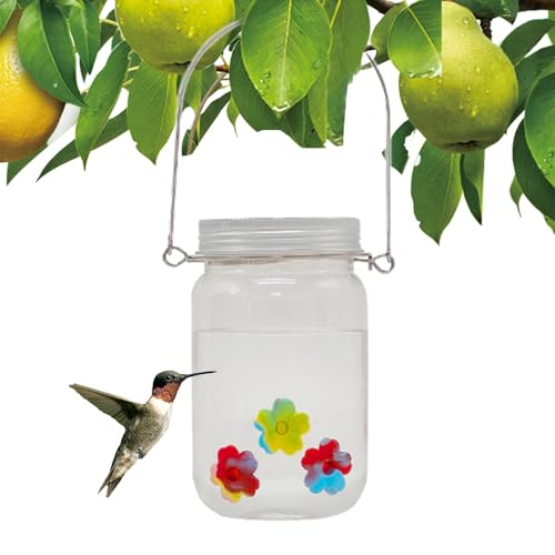 Dottduya Kolibri-Futterspender, Kolibri-Futterspender für den Außenbereich,450 ml -Futterspender für den Außenbereich, Wasser, transparent - -Futterspender für Baumfenster mit Griff, Dottduya Kolibri-Futterspender, Kolibri-Futterspender für den Außenbereich,450 ml -Futterspender für den Außenbereich, Wasser, transparent - -Futterspender für Baumfenster mit Griff, von Dottduya